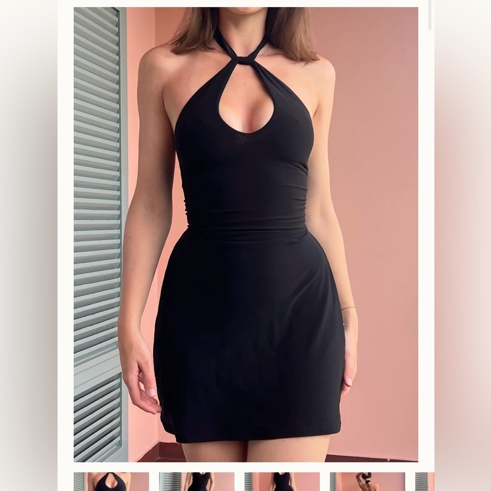AYM Hart Mini Dress in Black, size Small. New with tags